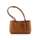 Meridian Nieten Schultertasche Cognac