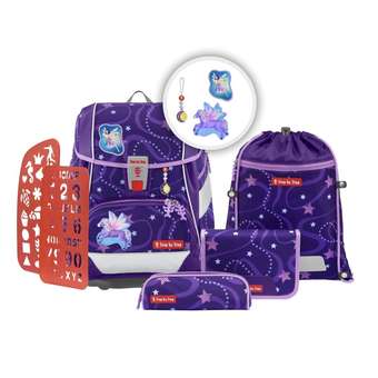 2in1 Plus Schulrucksack-Set 6tlg. Pegasus Family