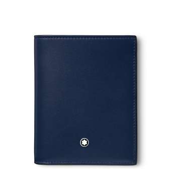 Meisterstück kompakte Brieftasche 6 cc Ink Blue