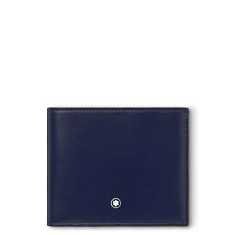 Meisterstück Brieftasche 4 cc mit Münzfach Ink Blue