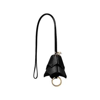 Fashion Schlüsselanhänger Blüte Schwarz