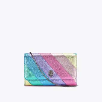 Extra Mini Leather Kensington Bag Rainbow