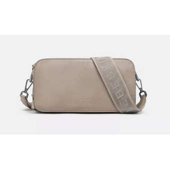 Clarice Crossbody M Leder Stone