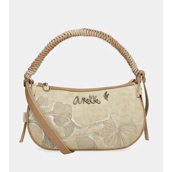 Memories Umhängetasche Oval Beige