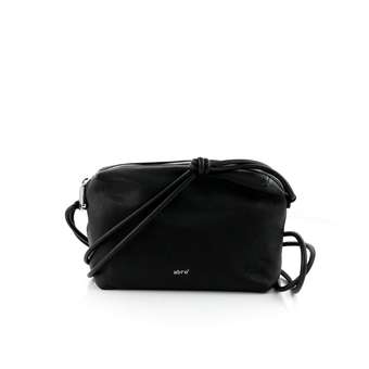 Dalia Knotted Crossbody Black/Nickel
