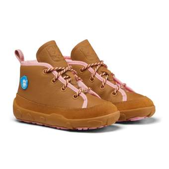 Mid Boot Winterschuh Leder Easy Brown Pink Cat Größe 30