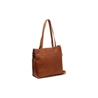 Nola Cognac Ledershopper