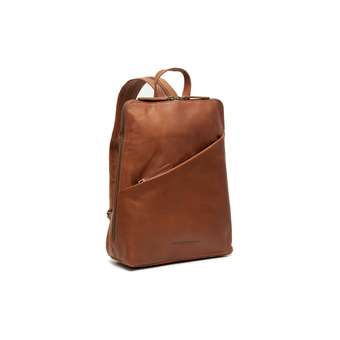 Amanda Cognac Lederrucksack