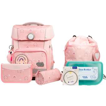 Champion Pro Schulranzen-Set 7-tlg. Rainbow