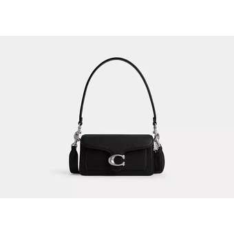 Tabby Schultertasche 20 Silber/Schwarz