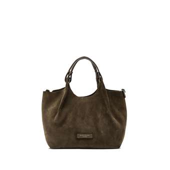 Dua S Beuteltasche Veloursleder