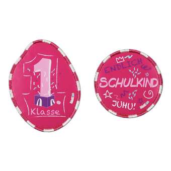 Kontur Kletties Set 2-tlg Schulranzen-Zubehör Pink