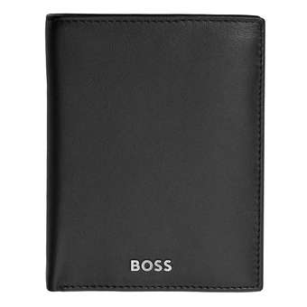 Kartenetui mit Umschlag Classic Smooth Black