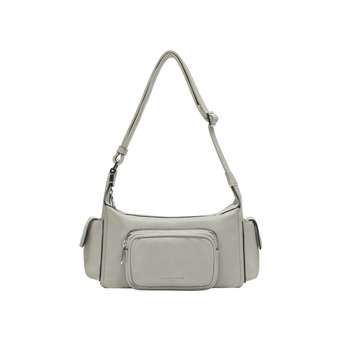 Lila Crossbody S Leder Steel