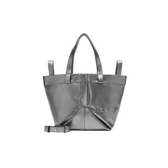 Elvira Shopper S Leder Silber Stone