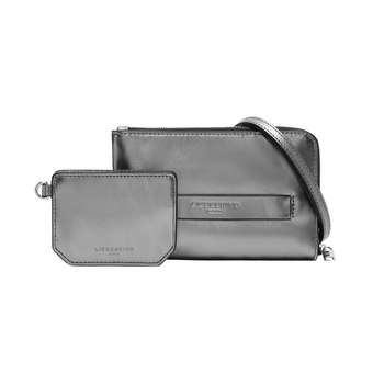 Lora Multi Pouch Leder Silverstone