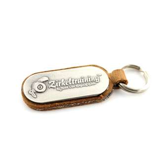 SA LTD Schlüsselanhänger Braun/Metall