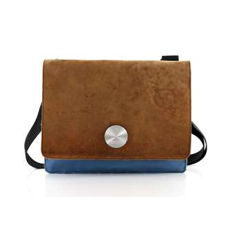 Stufenbarren Laptoptasche Pro 12 Braun/Blau
