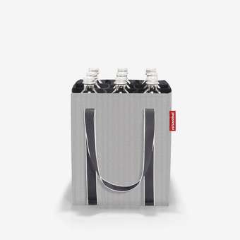 Bottlebag Herringbone Grey